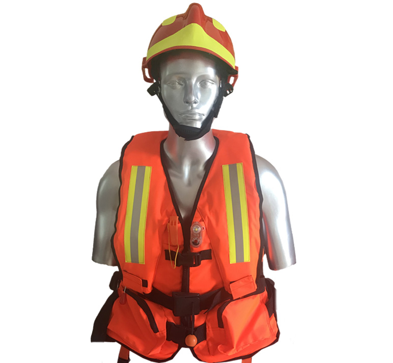 Life jacket for fire fighting